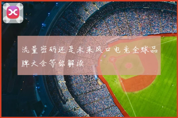 流量密码还是未来风口电竞全球品牌大会等你解读
